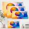 Designart - Colourful Ornamental Trees X - Modern Canvas Wall Art Print